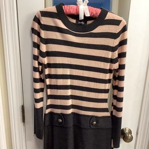 Sweater Dress, Gray and Pink, by & by, size Small